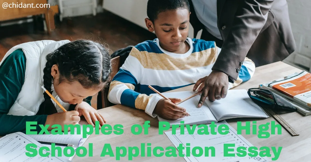 Examples of Private High School Application Essay | How to Write an Excellent Application Essay