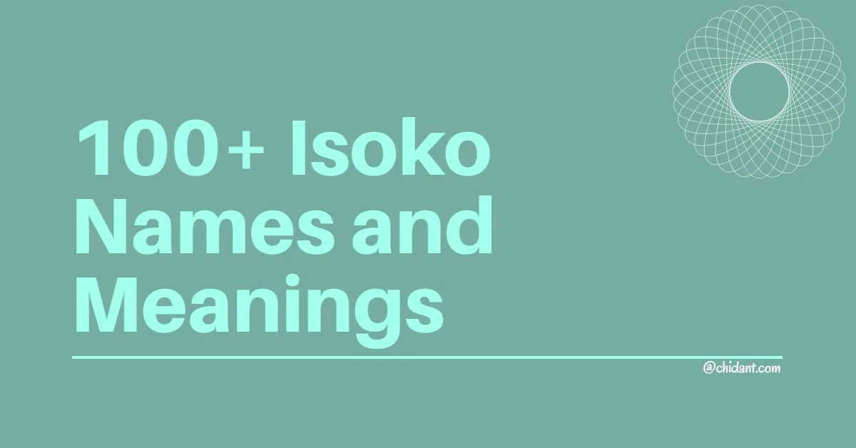 Isoko names and meanings.