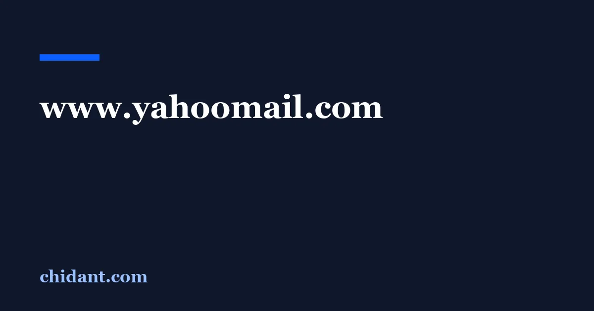 www.yahoomail.com